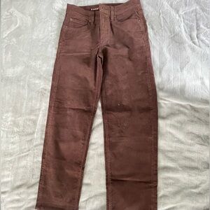 American Eagle women’s size 2 brown corduroy 90s straight jeans